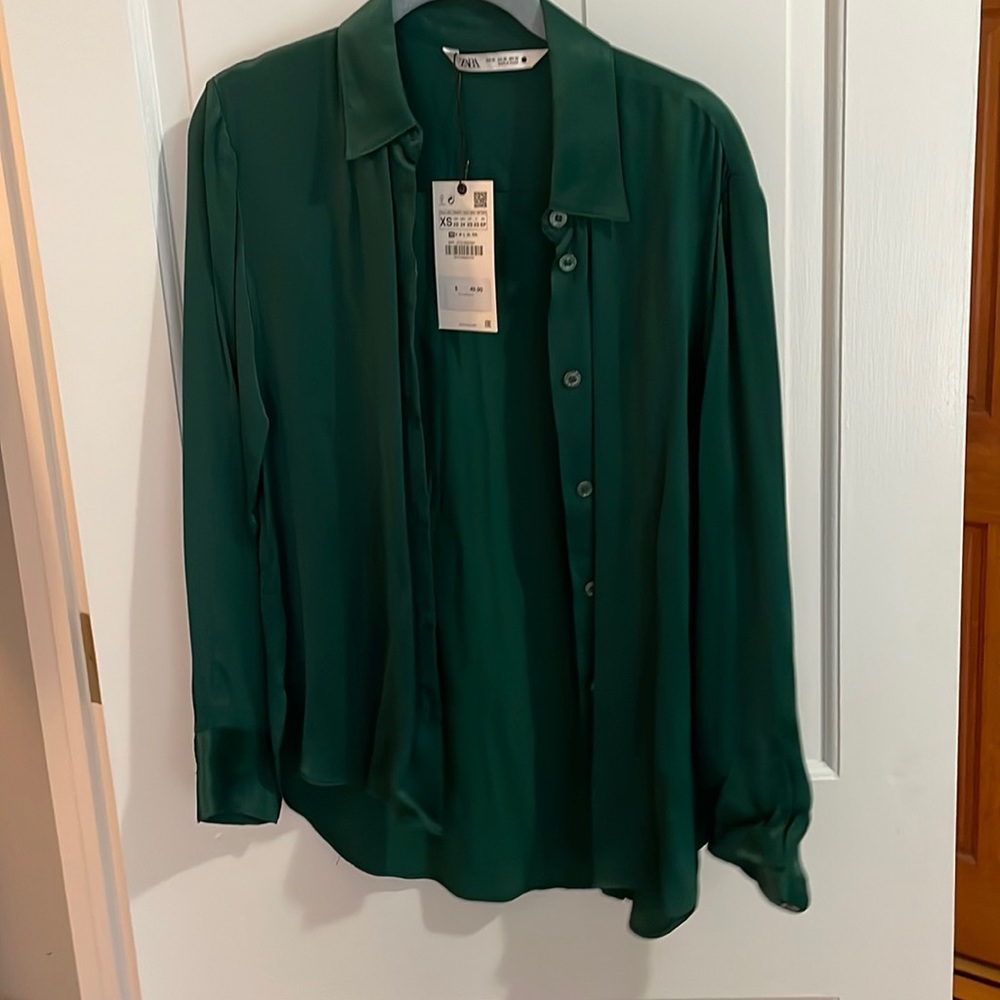 Zara Button-down Shirt NWT